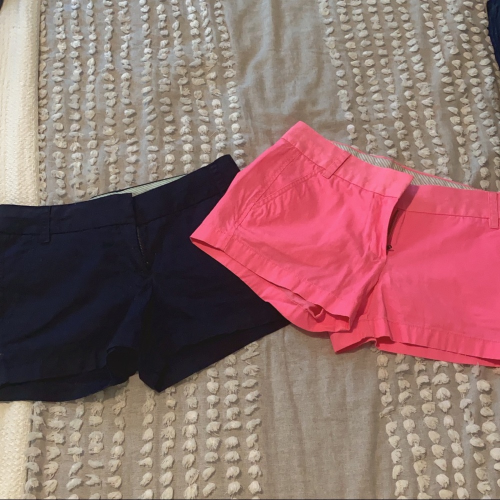 Hot pink j crew shorts